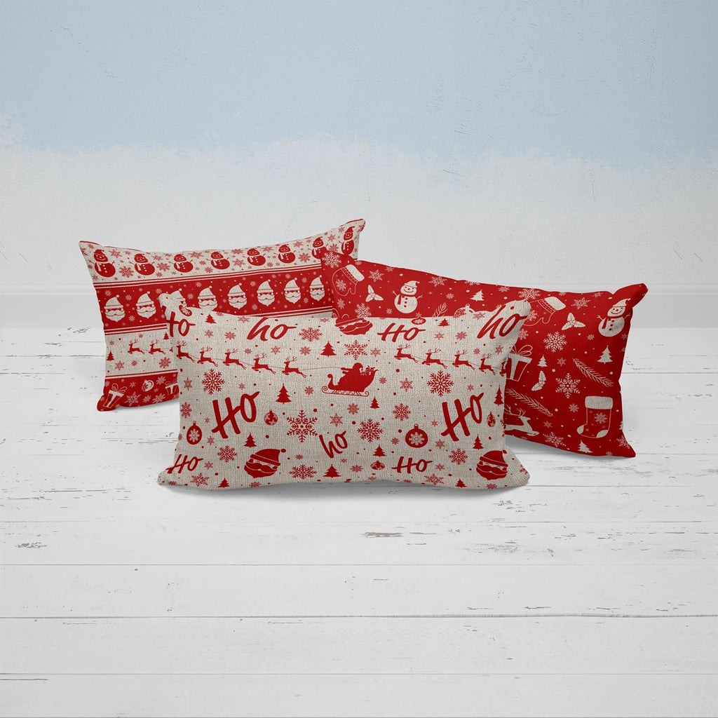 2022 Happy New Year Merry Christmas Xmas Pillow Cover 30X50 Boho Decor Decorative Pillows for Sofa Tree Red Party Decorations | 1