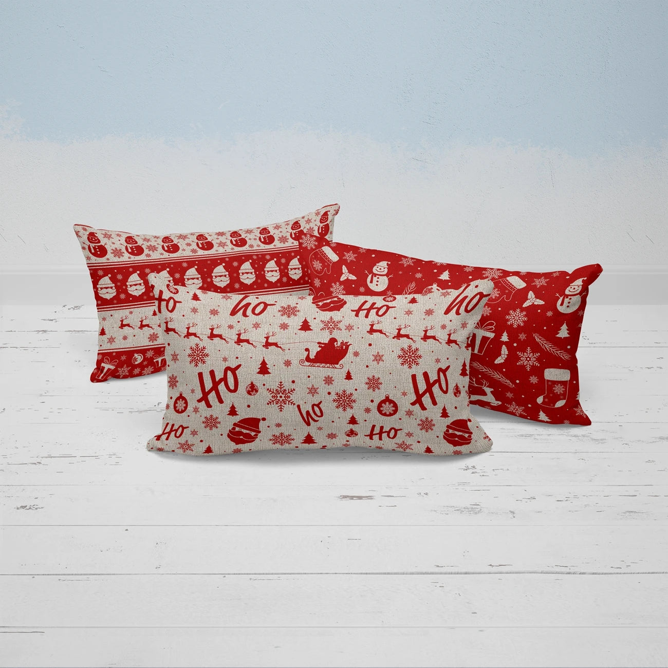 2022 Happy New Year Merry Christmas Xmas Pillow Cover 30X50 Boho Decor Decorative Pillows for Sofa Tree Red Party Decorations | 1