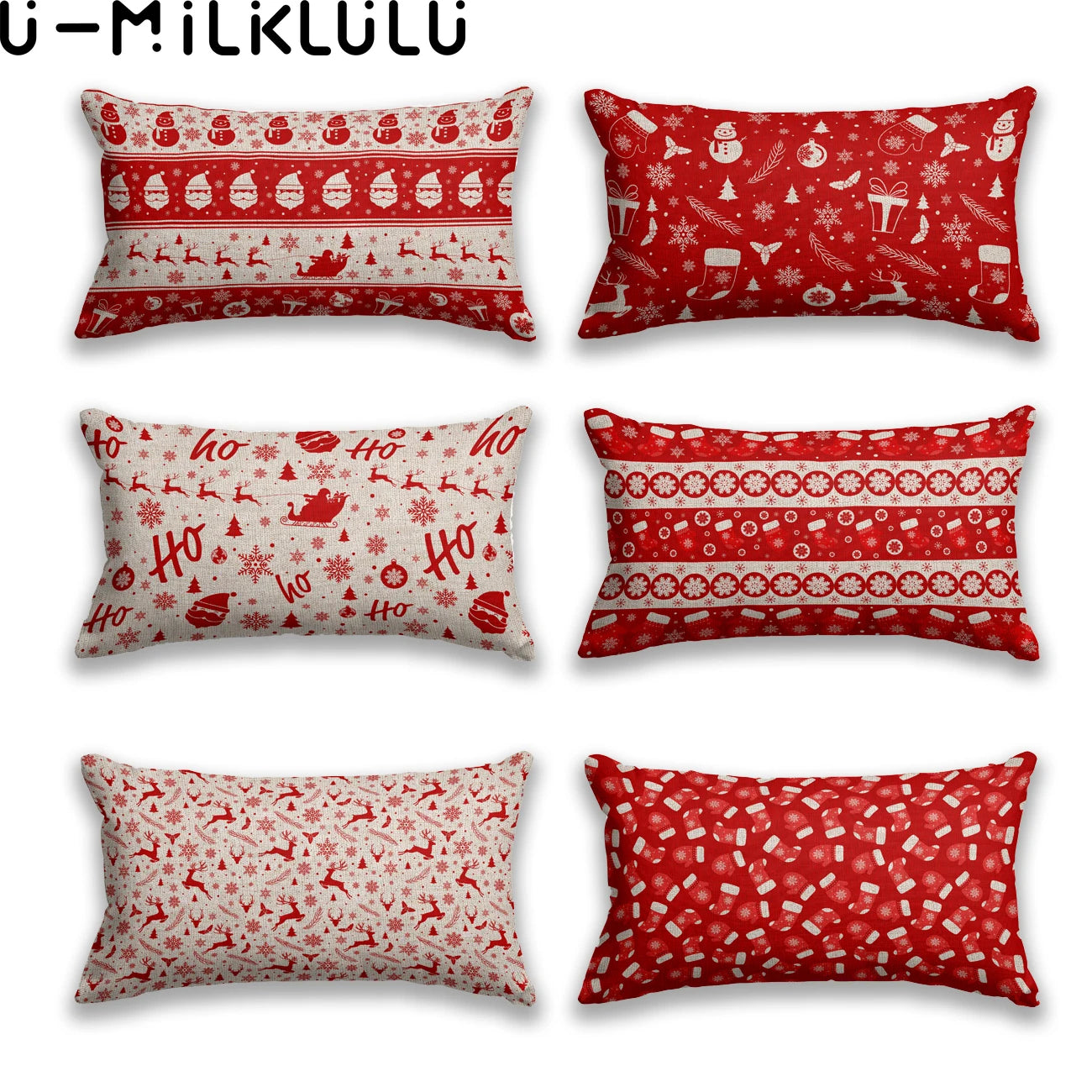 2022 Happy New Year Merry Christmas Xmas Pillow Cover 30X50 Boho Decor Decorative Pillows for Sofa Tree Red Party Decorations | 0