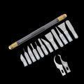 IC Chip Repair Thin Blade Tools Set CPU Edge Removal Tool Remove for Mobile Phone Computer CPU Motherboard Chip Repair | Color:black