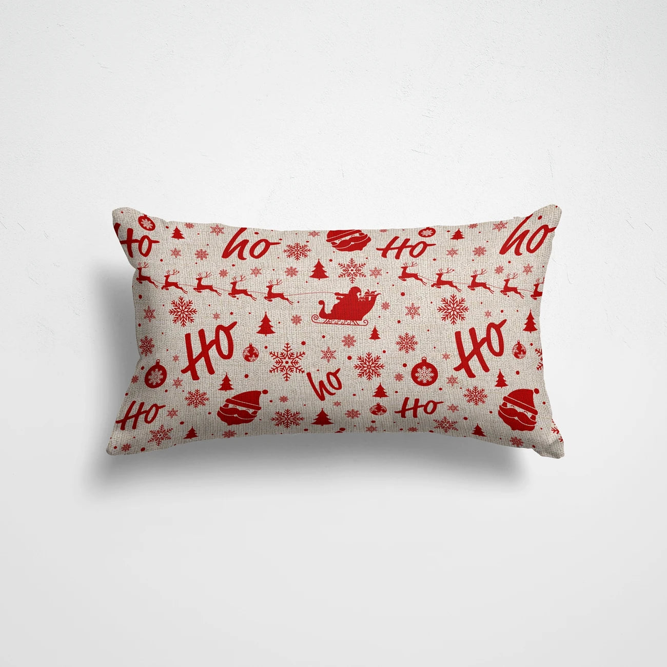 2022 Happy New Year Merry Christmas Xmas Pillow Cover 30X50 Boho Decor Decorative Pillows for Sofa Tree Red Party Decorations | Color:yz024-10