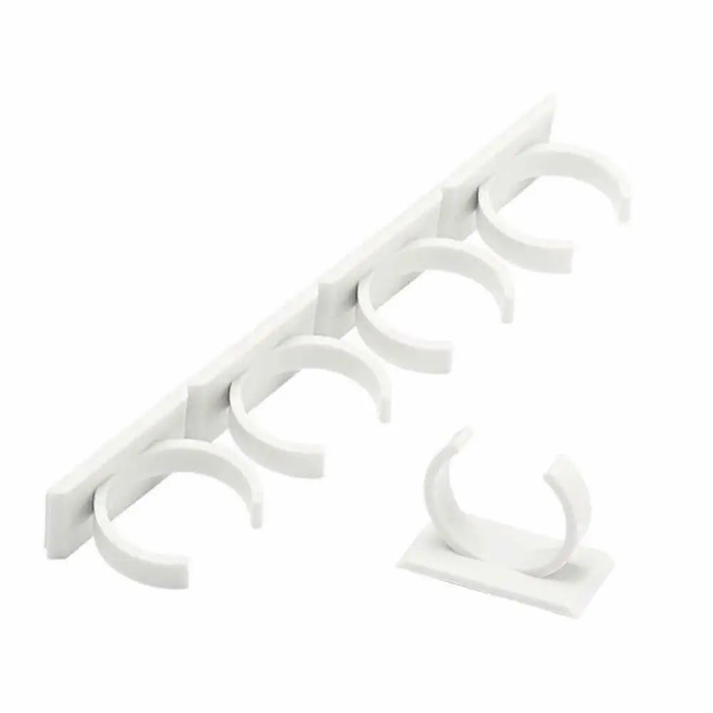 1/4 Pcs Wall Mount Home Kitchen Storage Rack Ingredient Spice Plastic Clip Rack Organizer Accessories Jars Spice Holder Tools | 2