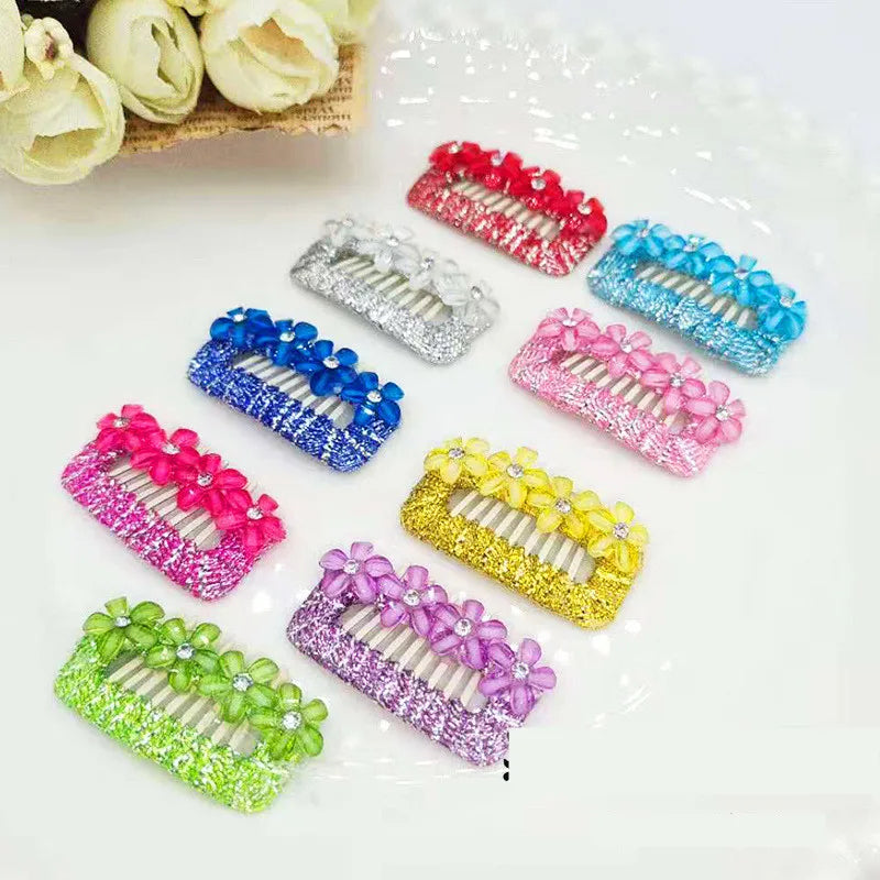 Cute Flower Pet Dog Hairpin about Small Puppy Cat Hair Clips Pet Hair Accessories Dog Hair Grooming3.2CM 1pc | 1