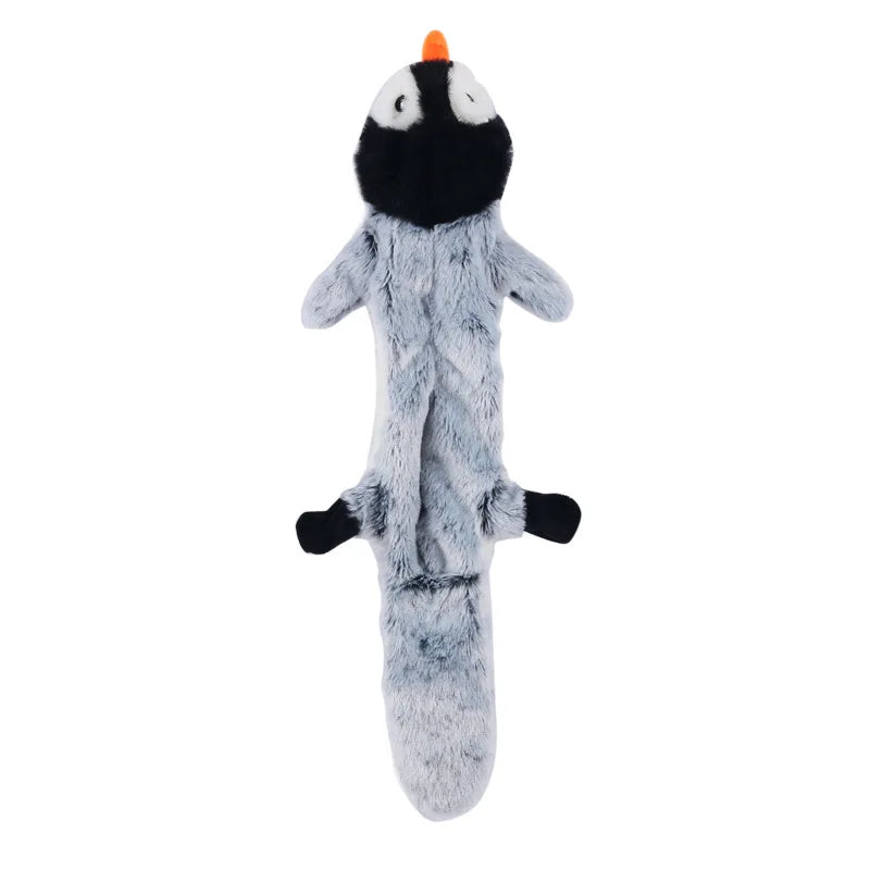 Cats and Dogs Pet Plush Dinosaur Toys Interactive Dog Chew Toys Plush Stuffing Pet Supplies Dog Toys for Small Dogs | Color:penguin