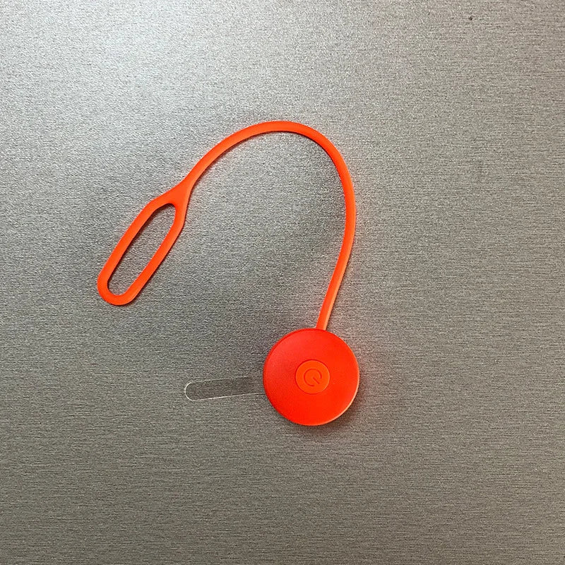 Outdoor Backpack Lights Silicone LED Night Running Warning Light Camping Riding Wind Rope Light Travel Equipment Tool Safety | Color:Orange