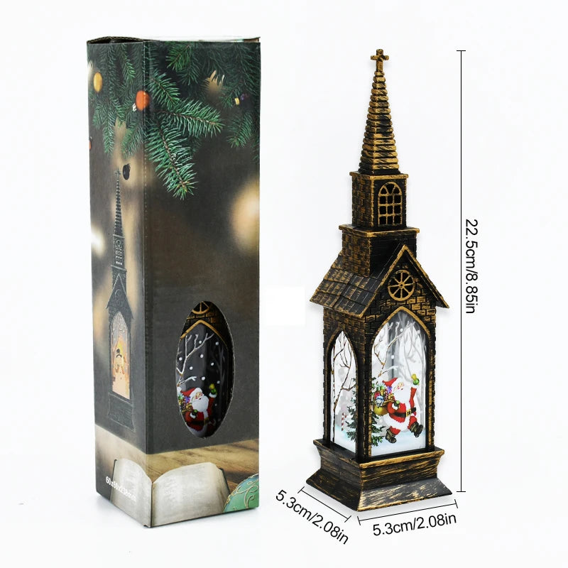 2025 Christmas LED Night Light Santa Claus Snowman Lantern Lamp Table Ornament Christmas Decoration for Home Xmas Navidad Gifts | 5