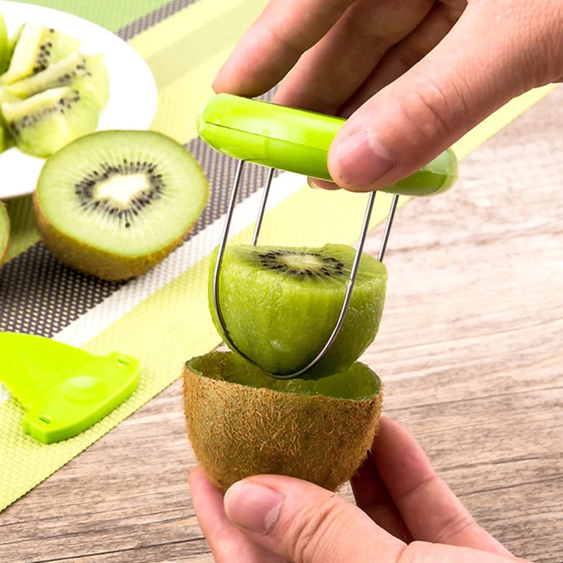 Detachable Kiwi Cutter Kitchen Creative Fruit Peeler Salad Cooking Tools Lemon Peeling Gadgets Kitchen Gadgets and Accessories | 0