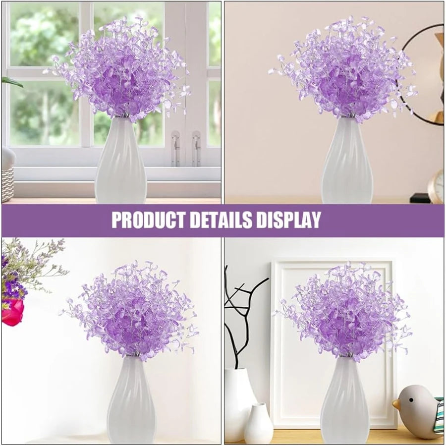Artificial Flower Acrylic Water Droplet Handmade Valentine's Day Room Decor Wedding Bridal Bouquet Wreath Hairpin DIY Gift Candy | 4