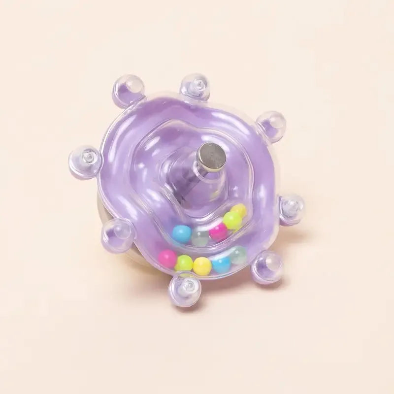 Interactive Parrot Toy Bird Cage Toy for Parrots Rotating Treat Dispenser,  for Mental Stimulation and Entertainment | Color:PURPLE