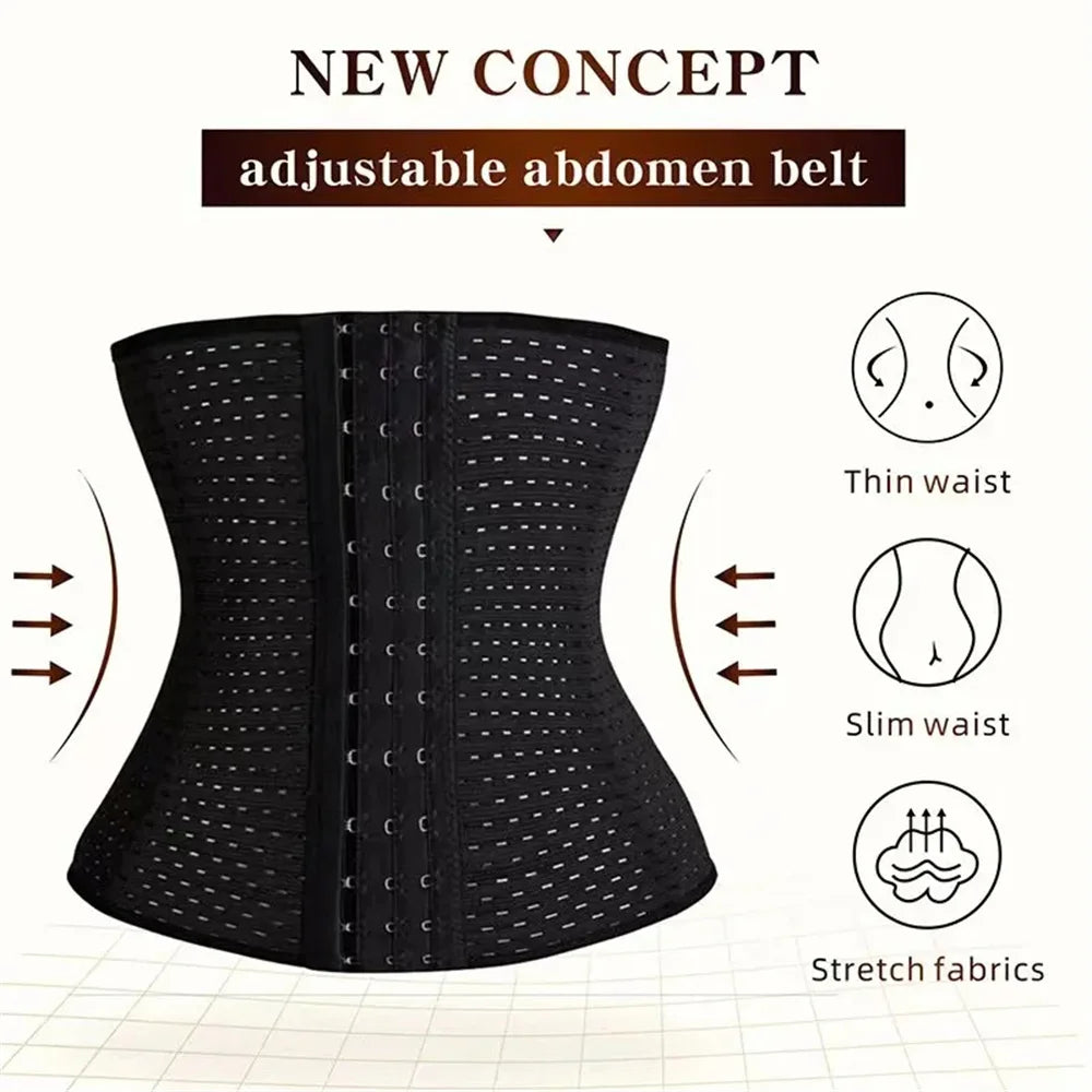 Women Body Shapewear Tummy Slimming Black Belly Band Shaping Shaper Corset Postpartum Flat Belly Postpartum Corset Shapewear | 2