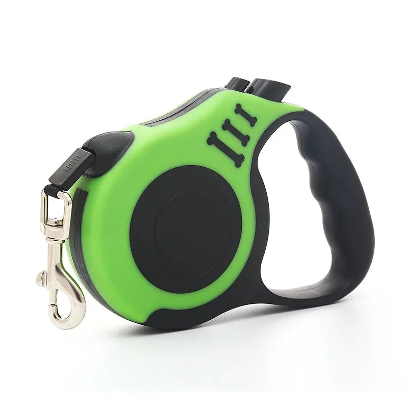 3M/5M Retractable Dog Leash Automatic Flexible Dog Puppy Cat Traction Rope Belt Dog Leash for Small Medium Dogs Pet Products | Color:Green