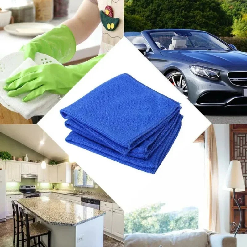 1-20Pcs Microfiber Towels Car Wash Drying Cloth Towel Household Cleaning Cloths Auto Detailing Polishing Cloth Home Clean Tools | 5