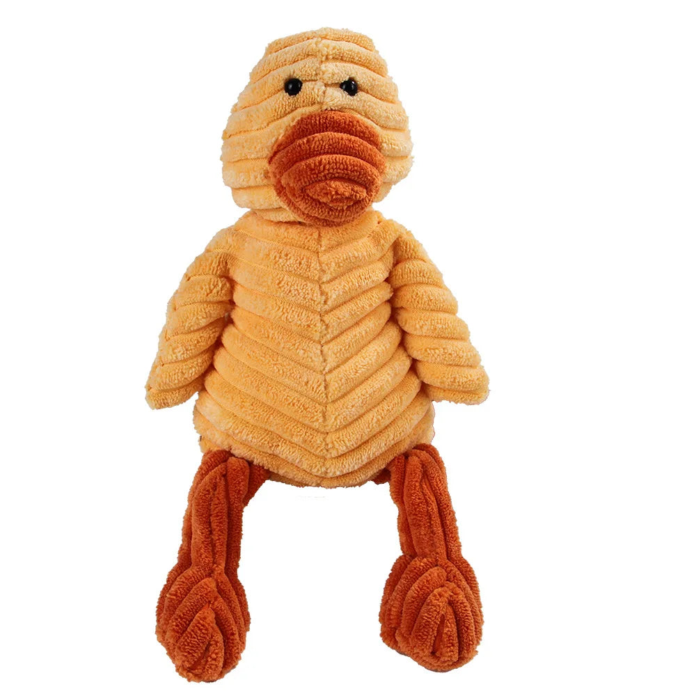 Pet Dog Molar Toy Vent Training Corduroy Monkey Pig Voice Plush Toy Dog Tooth Cleaning Supplie Dog Toys for Large Dogs | 5