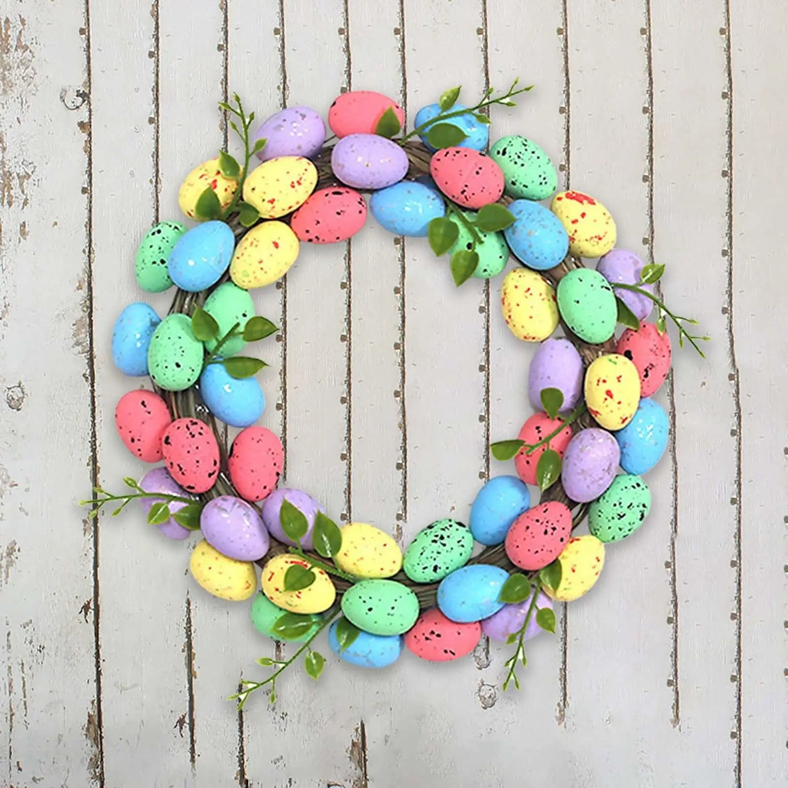 2026 Easter Garland Creative Easter Egg Element Wreath Window Door Garden Gate Decorative Hanging Holiday Party Decor Door Sign | 0