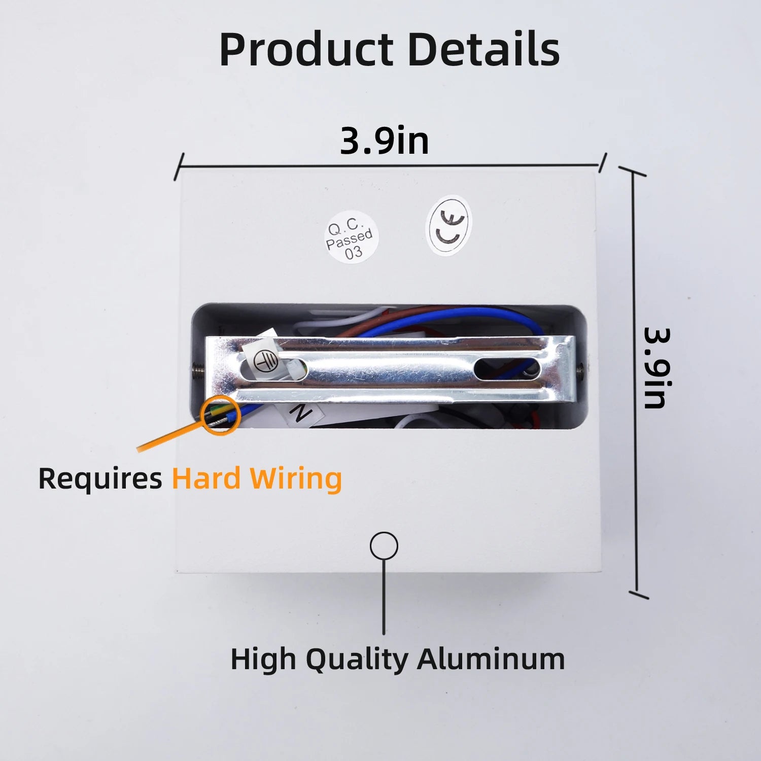 LED Wall Sconces 6W Modern Indoor Wall Lamp, White Up Down Wall Mount Lights for Living Room Hallway Bedroom Decor | 1