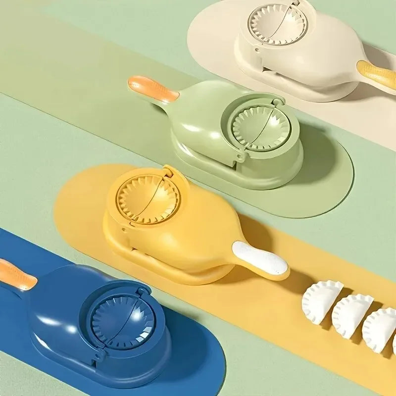 2 in1 Dumpling Maker DIY Kit Wrapper Presser Dough Pressing Ideal for Home Cooking Dough Skin Molder Machine Kitchen Gadgets | 2