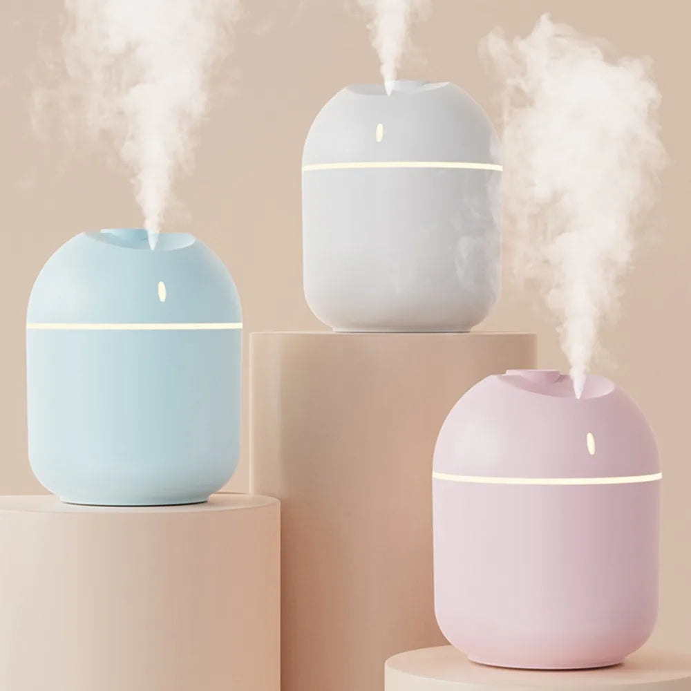 270ML Air Humidifier Cool Mist Aroma Diffuser LED Night Light  power-off protect USB Humidificador For Home Office | 0