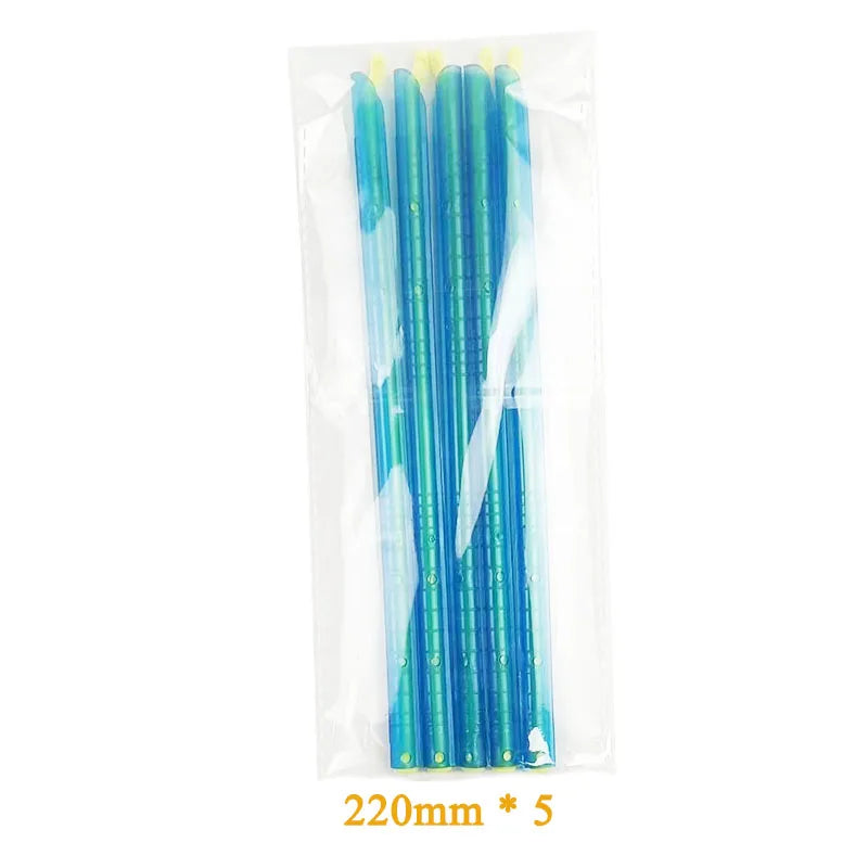 5/10pcs Food Sealing Clips Snack Bag Sealer Reusable Closure Sticks Kitchen Fresh Keeping Clamp Rod Food Saver Storege Organizer | Color:220mm x 5