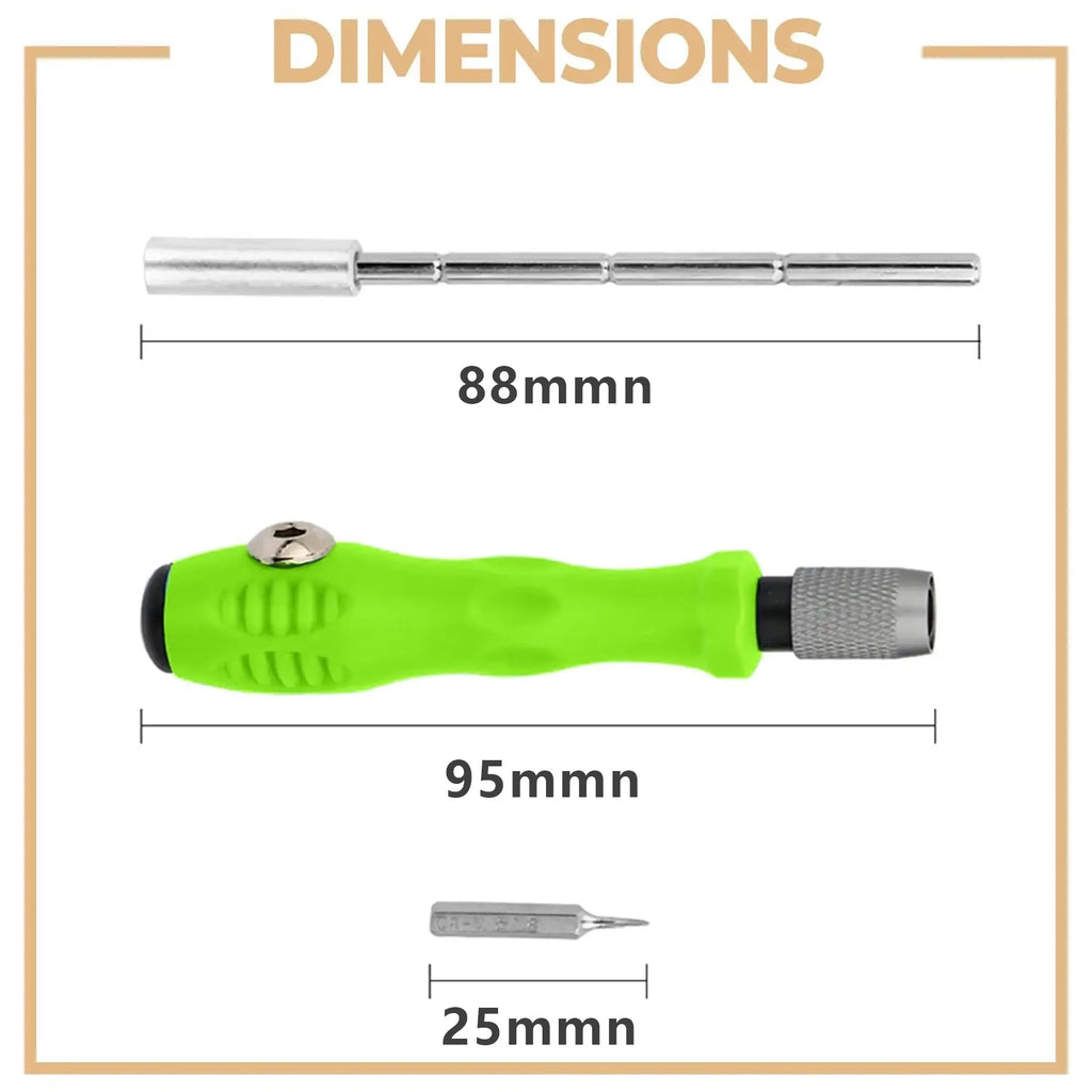 Mini 32-in-1 Precision Screwdriver Set Magnetic Phillips Bits Multifunctional Hand Repair Tool Kit for Phone Watch Glasses PC | 5