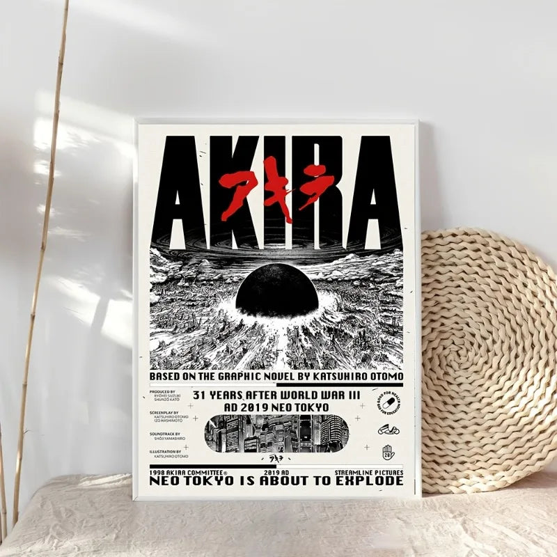 Japanese Cartoon Anime Akira Poster Wall Art Prints Canvas Painting Wall Bedroom Living Room Home Decor | 2