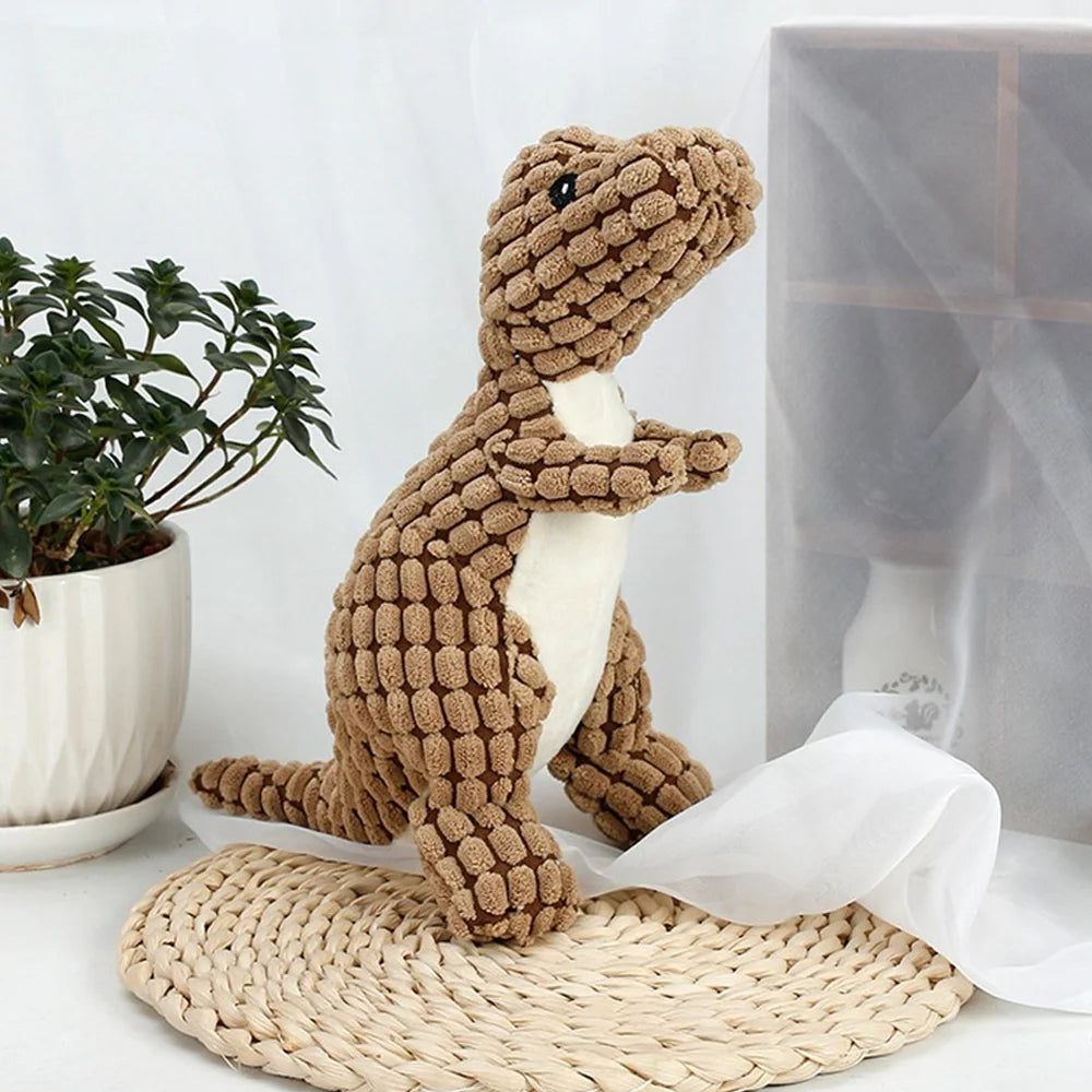 Cats and Dogs Pet Plush Dinosaur Toys Interactive Dog Chew Toys Plush Stuffing Pet Supplies Dog Toys for Small Dogs | 3