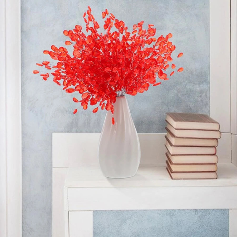 Artificial Flower Acrylic Water Droplet Handmade Valentine's Day Room Decor Wedding Bridal Bouquet Wreath Hairpin DIY Gift Candy | 0