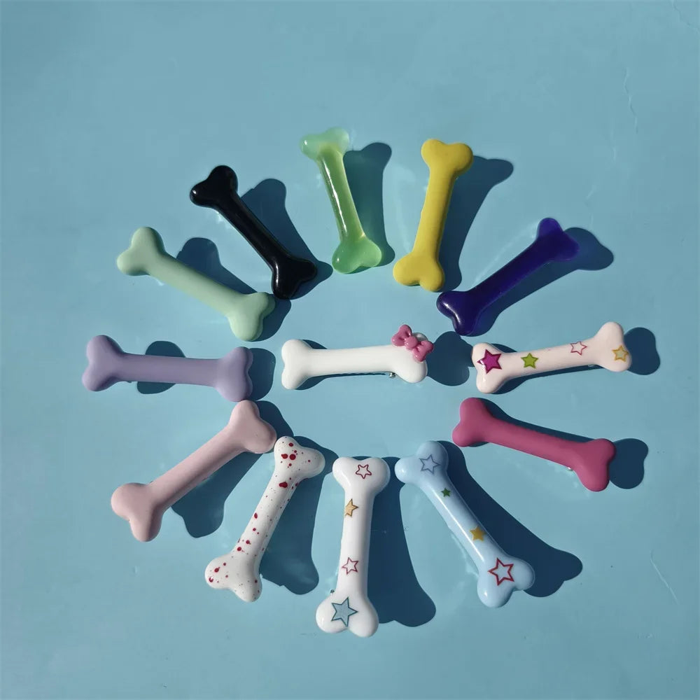 Charm Dog Hair Band Pet Dog Bone Design Fashion Hair Decoration Barrettes Hairpin Headwear Hair Clips Cat Supplies | 4