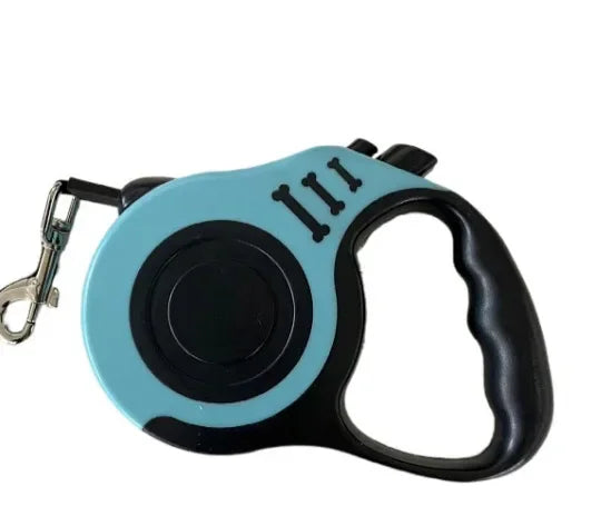 3M/5M Retractable Dog Leash Automatic Flexible Dog Puppy Cat Traction Rope Belt Dog Leash for Small Medium Dogs Pet Products | Color:Sky Blue