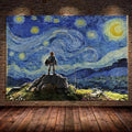The Legend of Zelda Poster Van Gogh Starry Night Canvas Painting Japanese anime game  Wall Art Living Room Decor Home Decor | 0