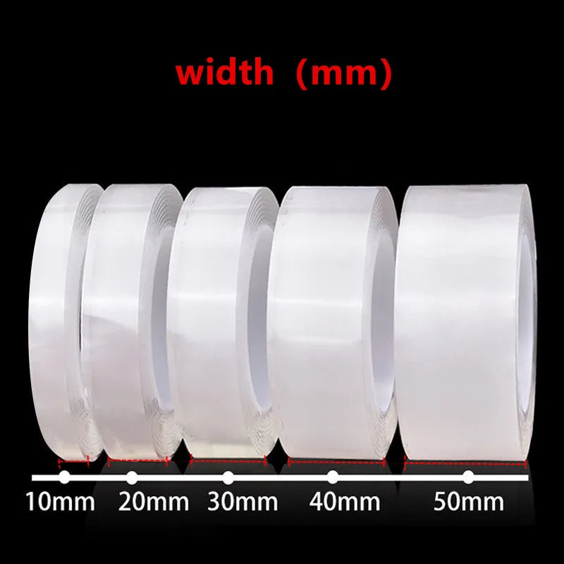 1/3/5m Nano Tape Double-Sided Adhesive Tape Traceless Waterproof Tape For Bathroom Kitchen Sink Tap Gel Sticker | 2
