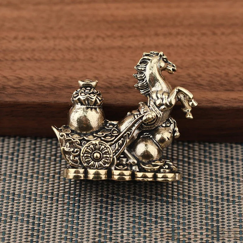 Full Copper Horse Zodiac Wealth Attracting And Protecting Home Decorations Instant Fortune And Success Ornament Chinese New Year | 4