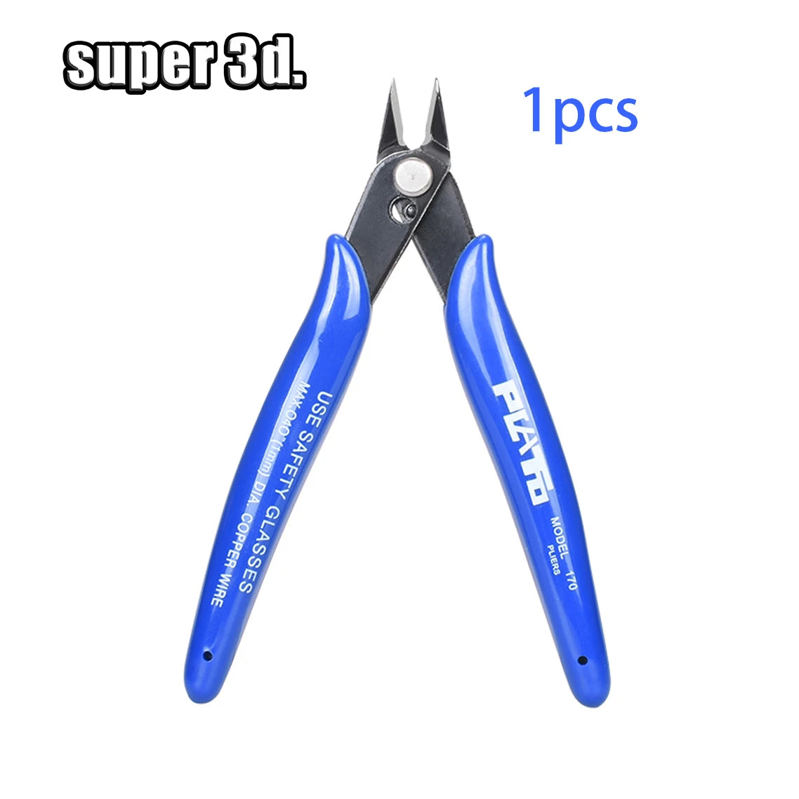 1pcs PLATO 170 Wishful Clamp DIY Electronic Diagonal Pliers Side Cutting Nippers Wire Cutter 3D printer parts | Color:1 PCS