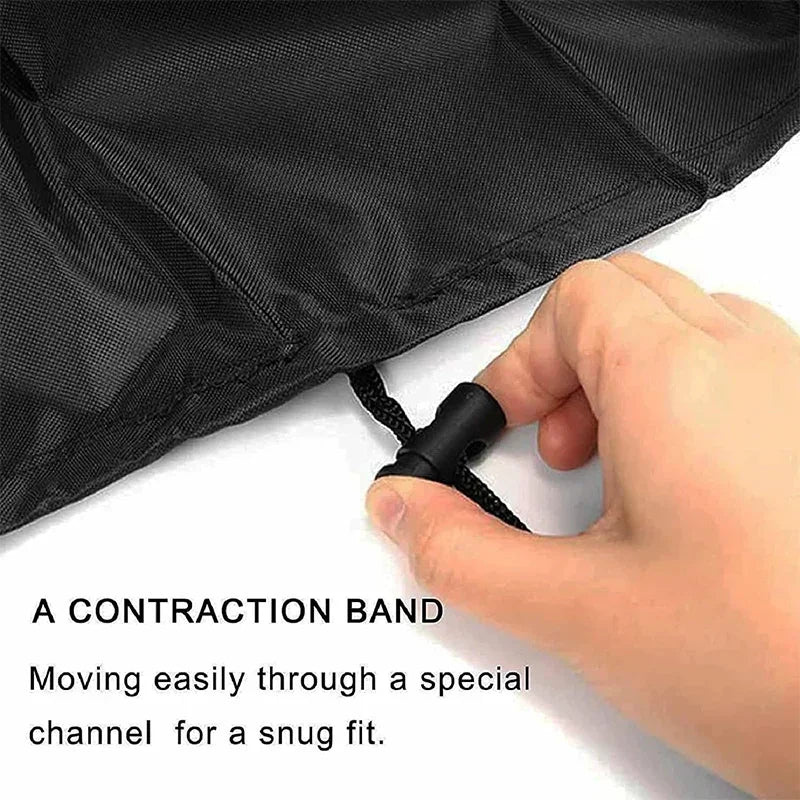 Stacked Chair Dust Cover Outdoor Garden Patio Furniture Protector Cover Waterproof Dustproof Chaircover Rain Cover Chair Sofa | 3