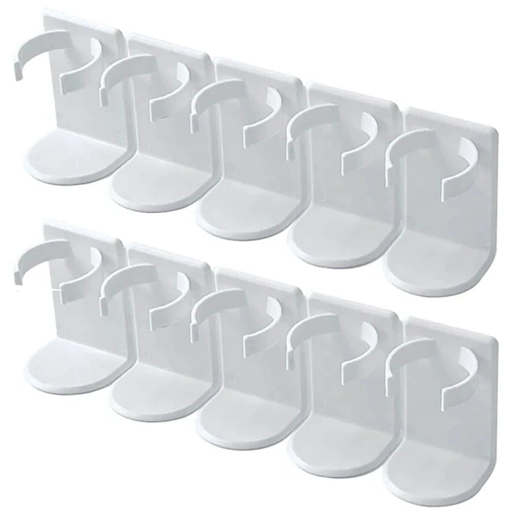 2 Pieces Wall Mounted Spice Jar Holder Adjustable Spice Rack Organizer for Improve Your Kitchen Efficiency | Color:2 Box