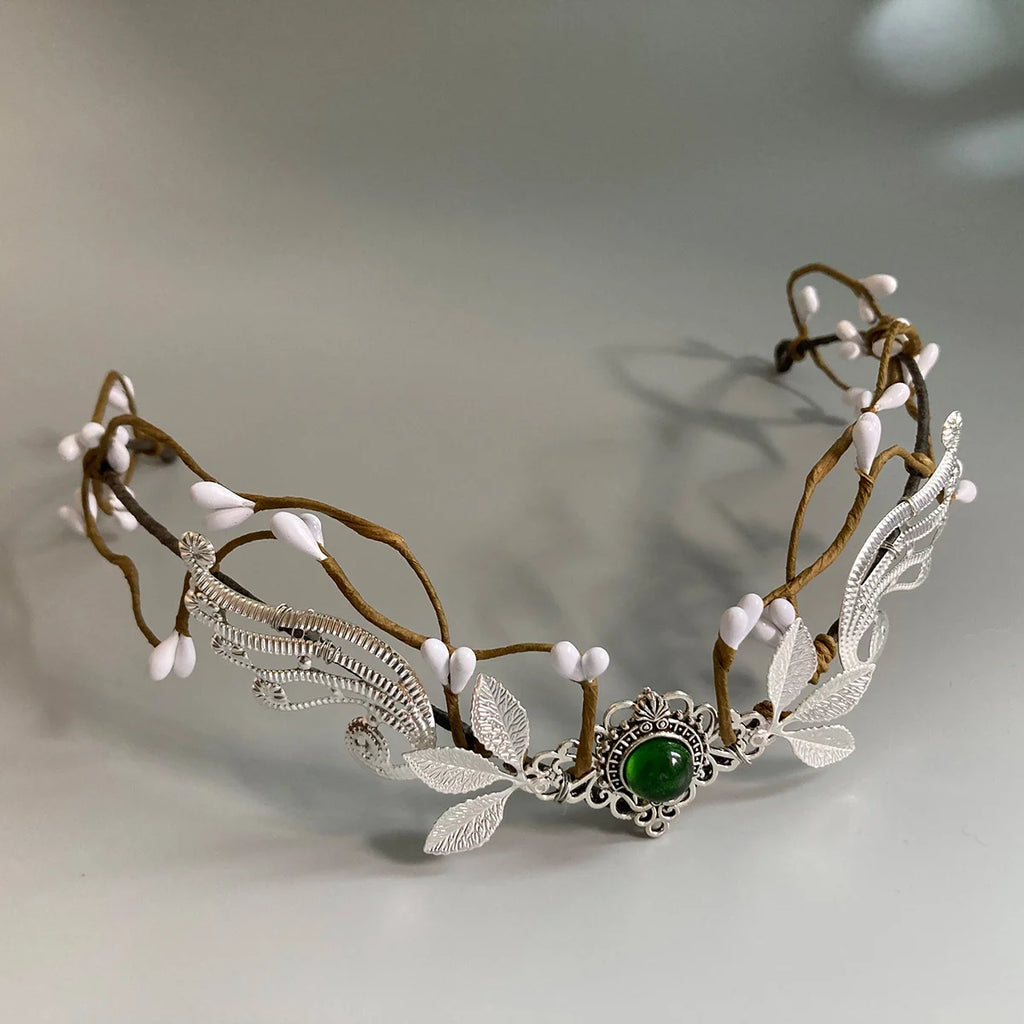 Elf Crown  Minimalist Woodland Tiara Deer Antlers Elven Headpiece Festival Boho Wedding Bride Fairy Costume Circlet Renaissance | 3