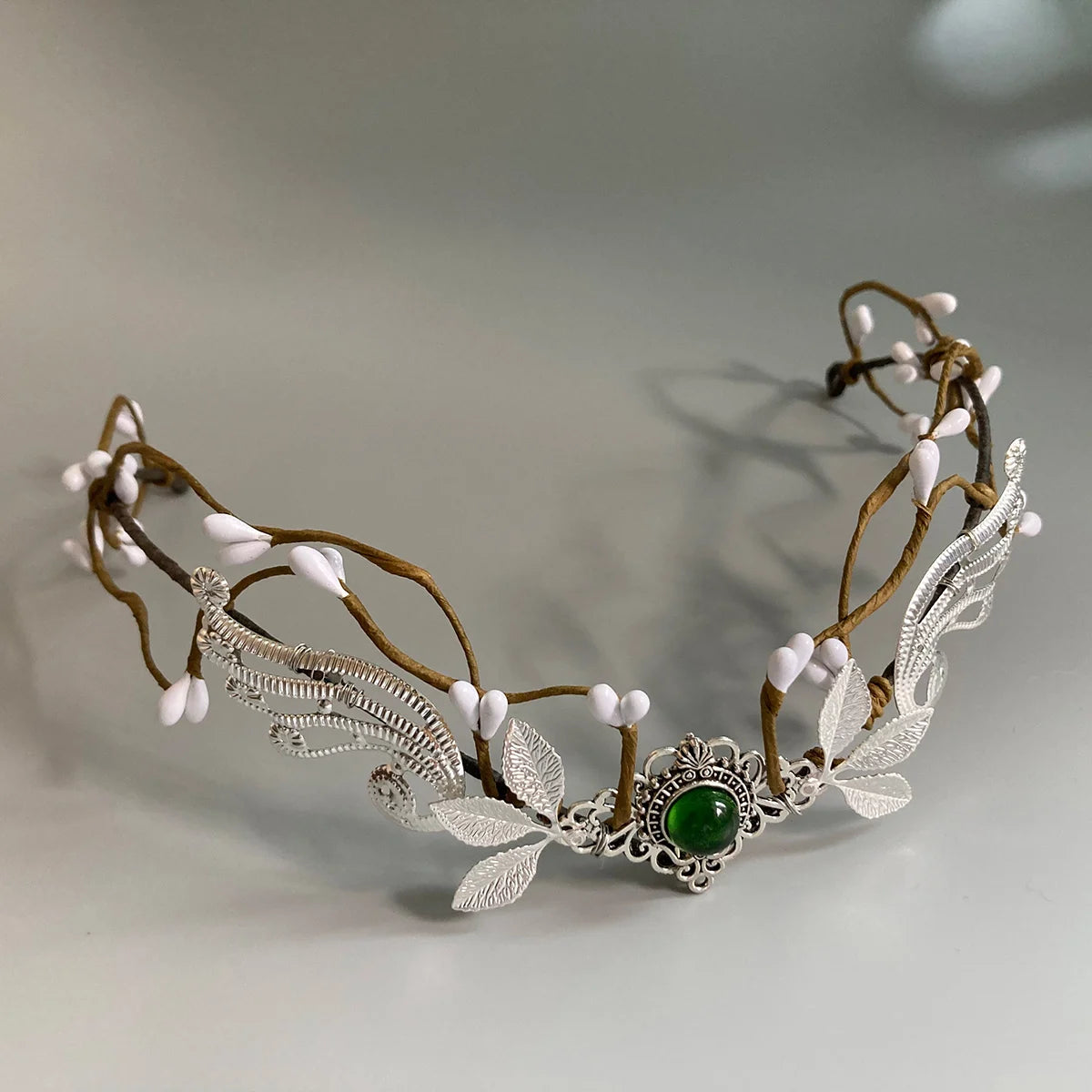 Elf Crown  Minimalist Woodland Tiara Deer Antlers Elven Headpiece Festival Boho Wedding Bride Fairy Costume Circlet Renaissance | 3