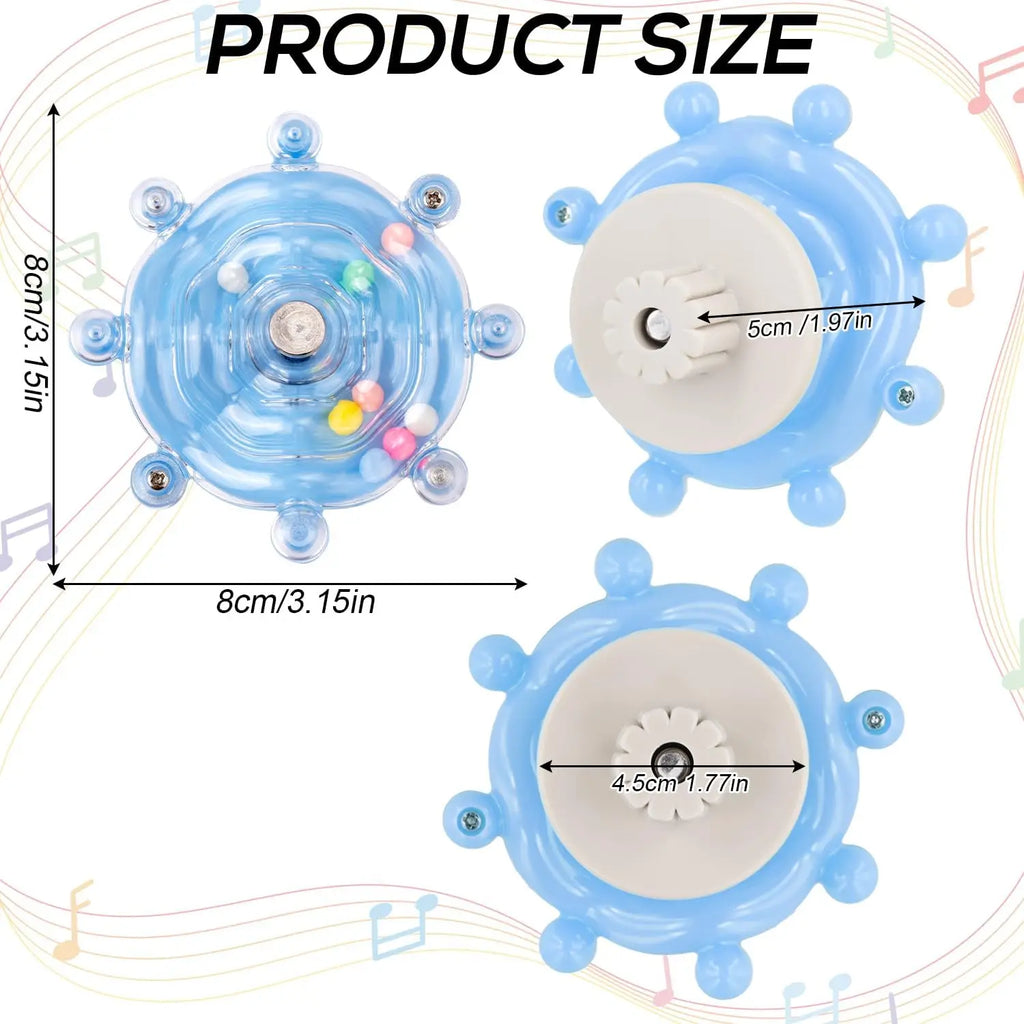 Interactive Parrot Toy Bird Cage Toy for Parrots Rotating Treat Dispenser,  for Mental Stimulation and Entertainment | 4