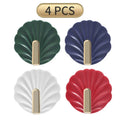 4/2/1pcs Luxury Punch-Free Wall Hooks Strong Sticky Coat Hanger Rack Clothes Towel Bag Key Kitchen Door Organizer Easy Install | Color:mix-4pcs