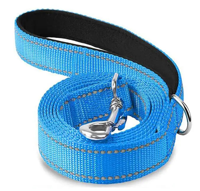 Reflective Pet Leash Dog Trainning Leashes Outdoor Leash Rope Cats Dogs Pet Walking Harness Collar Leader Rope 1.2m 1.5m 1.8m | Color:sky blue