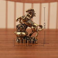Full Copper Horse Zodiac Wealth Attracting And Protecting Home Decorations Instant Fortune And Success Ornament Chinese New Year | Color:B