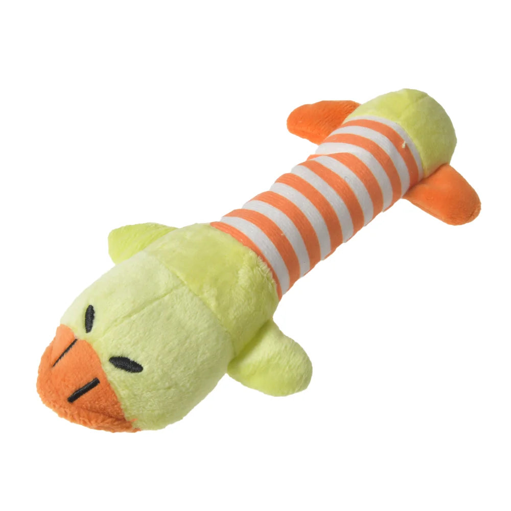 Cats and Dogs Pet Plush Dinosaur Toys Interactive Dog Chew Toys Plush Stuffing Pet Supplies Dog Toys for Small Dogs | Color:Yellow