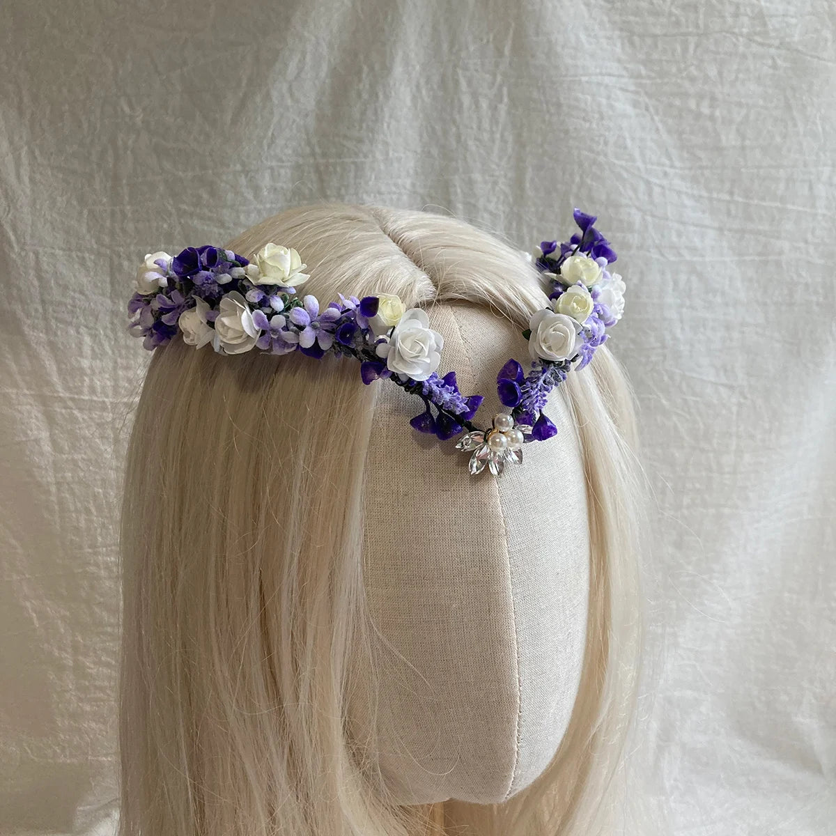 Elf Crown  Minimalist Woodland Tiara Deer Antlers Elven Headpiece Festival Boho Wedding Bride Fairy Costume Circlet Renaissance | Color:ELF149