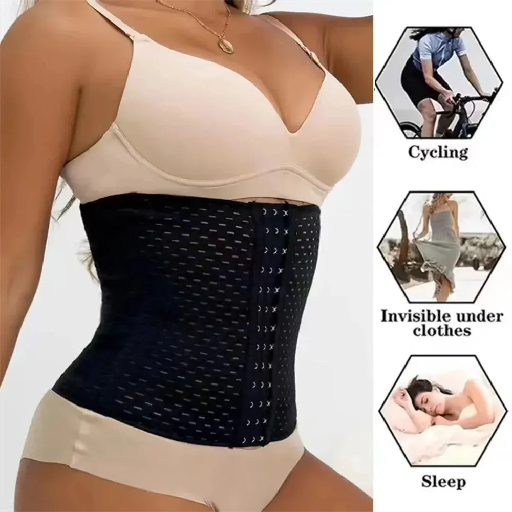 Women Body Shapewear Tummy Slimming Black Belly Band Shaping Shaper Corset Postpartum Flat Belly Postpartum Corset Shapewear | 3