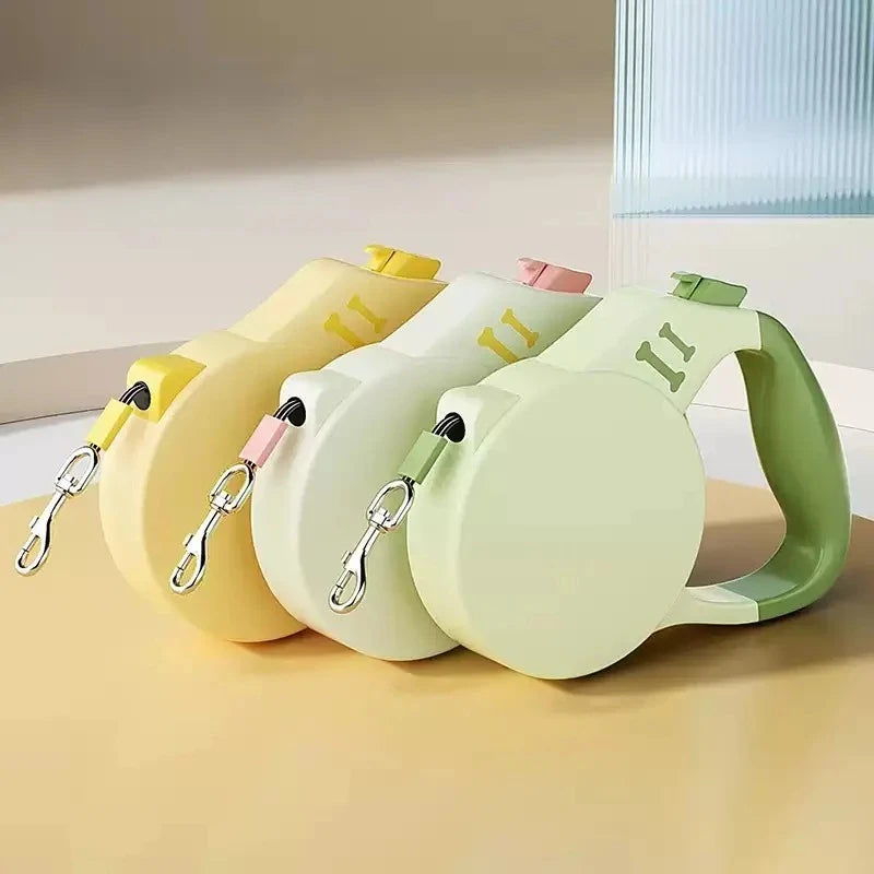 Retractable Dog Leash for Small Medium Dogs Cats 3/5M Automatic Expandable Pet Leash Durable Anti-Breaking Lead for Walking | 0
