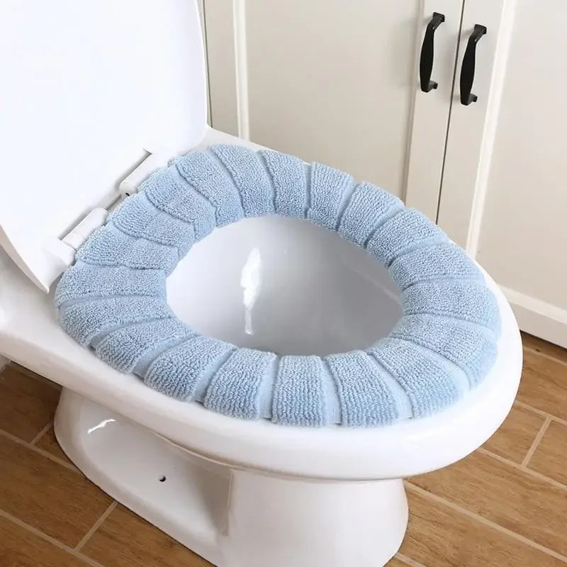 Toilet Seat Cover Warm Soft Acrylic Washable Mat Home Decor Closestool Mat Seat Case Toilet Lid Cover Accessories Bathroom Home | 4