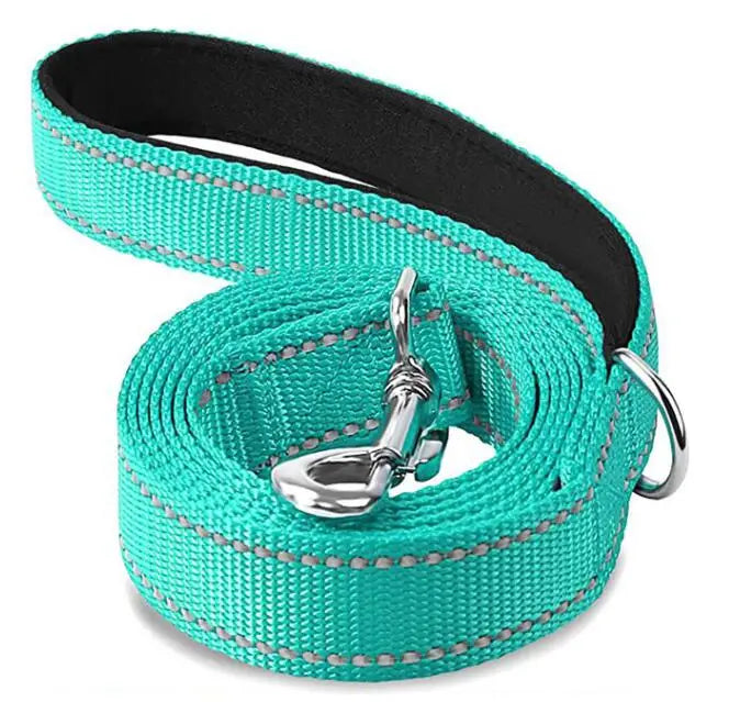 Reflective Pet Leash Dog Trainning Leashes Outdoor Leash Rope Cats Dogs Pet Walking Harness Collar Leader Rope 1.2m 1.5m 1.8m | Color:cyan