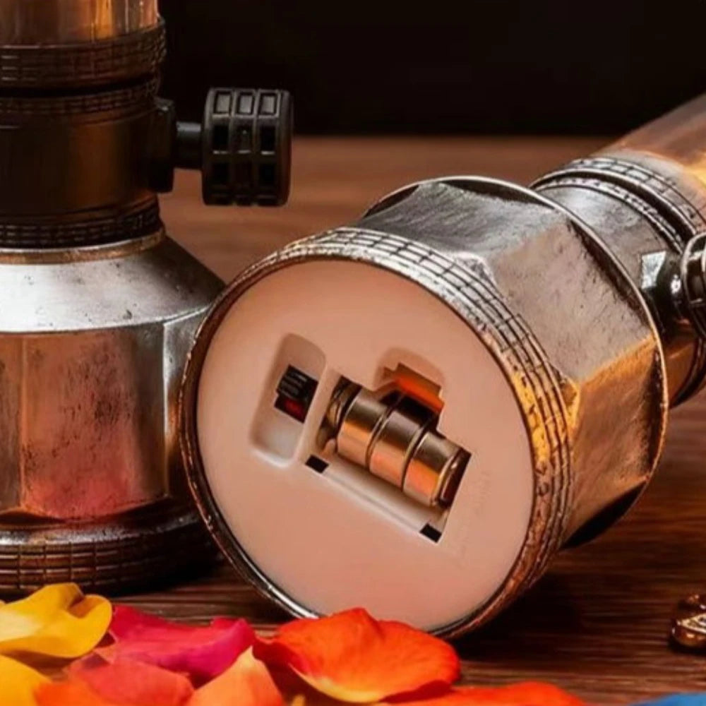 Candle Light Picnic Camping Retro Decorative Ambience Light Desktop LED Electronic Candle Desk Lamp Night Light Decoration | 3