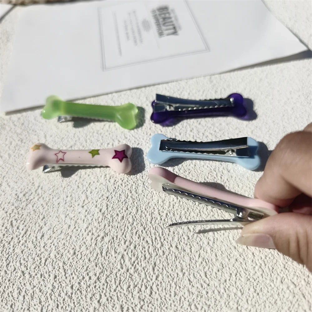 Charm Dog Hair Band Pet Dog Bone Design Fashion Hair Decoration Barrettes Hairpin Headwear Hair Clips Cat Supplies | 2