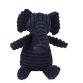 Pet Dog Molar Toy Vent Training Corduroy Monkey Pig Voice Plush Toy Dog Tooth Cleaning Supplie Dog Toys for Large Dogs | Color:Elephant