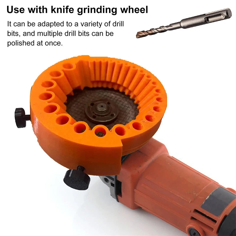 Multipurpose Drill Bit Grinding Sharpener Polishing Grinding Tool 125mm Angle Grinder Powered Tool Parts For 2-13mm Drill Bits | 1